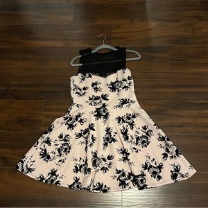 Light pink floral dress